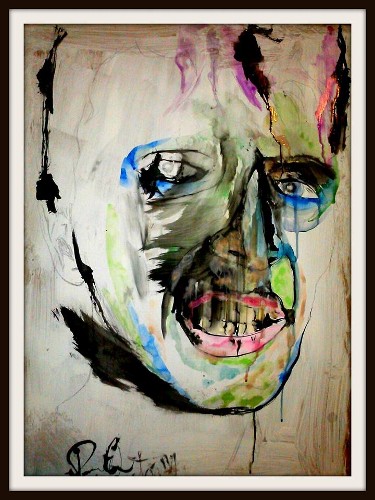Self Portrait, depressed. By Russell Frantom